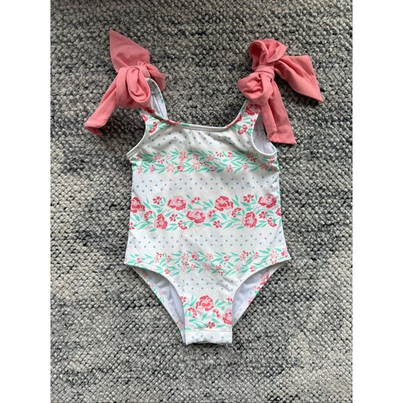 The Beaufort Bonnet Company Other - Beaufort Bonnet Company 18-24 Months Baby Girl Floral One Piece Bathing Suit